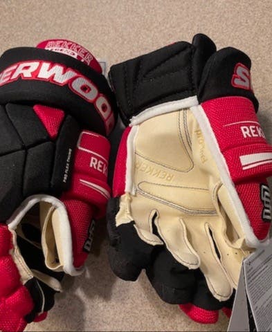 Sherwood Rekker Legend 1 14" Hockey Gloves -Black/Red New w/tags