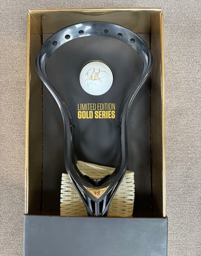 RARE Warrior Rabil 2X Gold Series Limited Edition Lacrosse Set Signed Ball Mesh