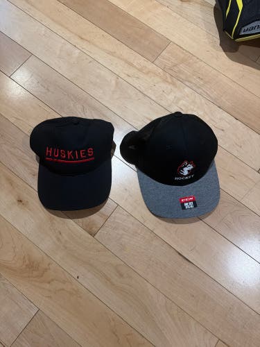 Black Men's One Size Fits All CCM Hat (Used)