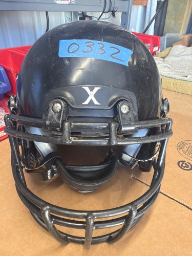 USED XENITH X2E+ ADULT FOOTBALL HELMET - LARGE - BLACK