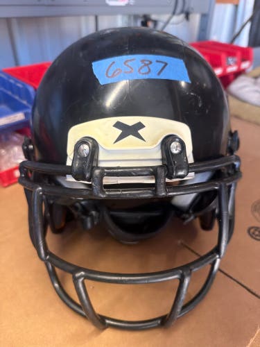 USED XENITH X2E+ ADULT FOOTBALL HELMET - LARGE - BLACK
