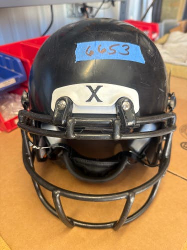 USED XENITH X2E+ ADULT FOOTBALL HELMET - LARGE - BLACK