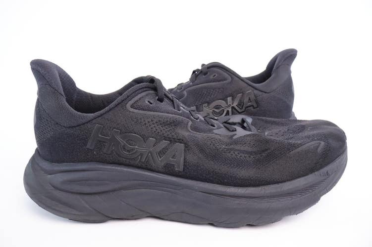 Hoka One One Clifton 10 Black 1162030-BBLC Mens 11.5 D Good condition #23