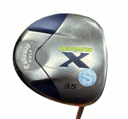 Callaway Hyper X Driver 9.5 RH Upgraded Shaft Even Flow Riptide New GP Grip