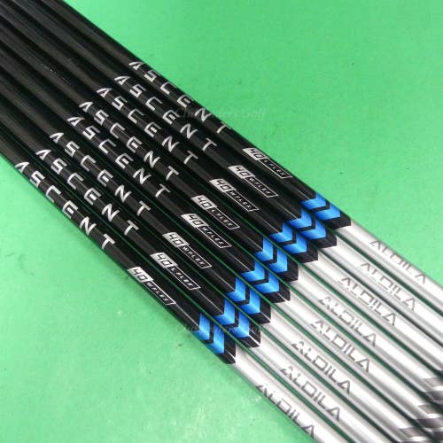 Aldila Ascent Blue 40 .370 Ladies/Women's Pulled Graphite Iron Shafts SET OF 8
