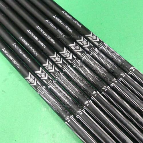 Mitsubishi Chemical MMT 70 R .370 Regular Pulled Graphite Iron Shafts SET OF 8