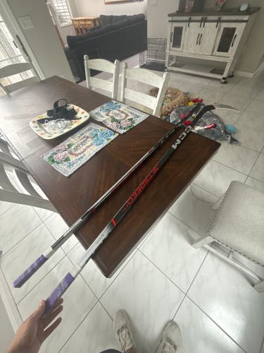 Senior CCM JetSpeed Team Left Hand Hockey Stick P29 75 Flex Pro Stock (Used)