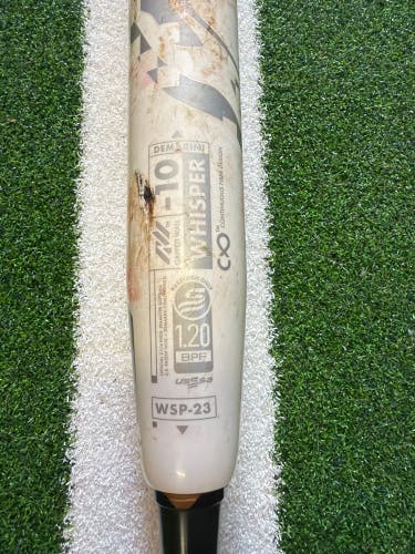 2023 DeMarini Whisper Composite Bat (-10) 23 oz 33" (Used)