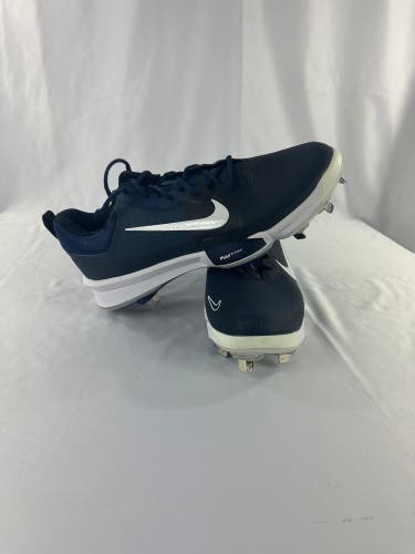 Blue Men's Size 13.0 (W 14.0) Adult Nike Force Zoom Trout 9 Elite Low Top Metal (New)