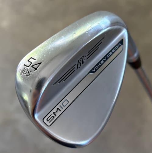 Men's Titleist Vokey SM10 Tour Chrome Right Handed 54 Degree (Used)