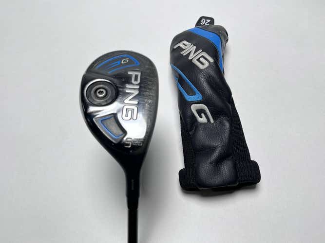 Ping G 2016 5 Hybrid 26* Alta 70g Regular Graphite Mens RH HC Oversize Grip