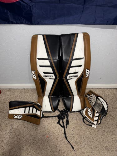 Brian’s Goalie Full Set 36+1 Tan/Black/White