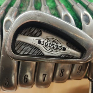 Callaway Steelhead X-14 Pro Series Golf Iron Set 3-PW Stiff Flex Steel Shaft