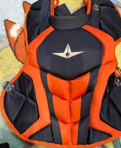 All Star System 7 Axis Catcher's Set (Used) Mix Lab Navy and Orange Mix Lab Custom