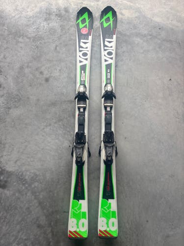 Volkl RTM 8.0 151 cm Skis With Marker Fastrak 10 Bindings (Used)