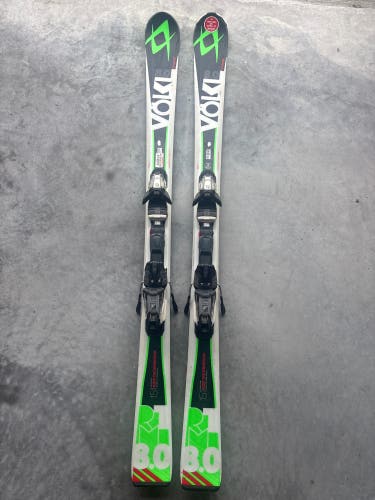 Volkl RTM 8.0 151 cm Skis With Marker Fastrak 10 Bindings (Used)