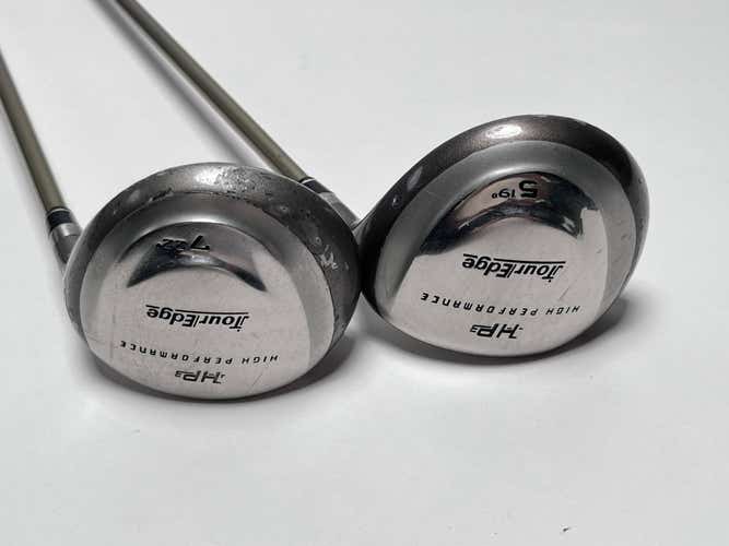Tour Edge High Performance 5 & 7 Fairway Wood Set 19* 22* Graphite Womens RH