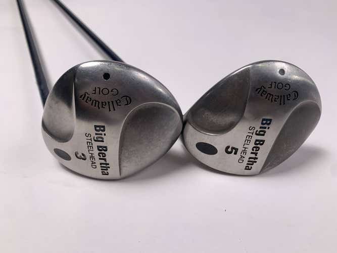Callaway Steelhead 3 & 5 Fairway Wood Set Ladies Gems 99 Graphite Womens RH