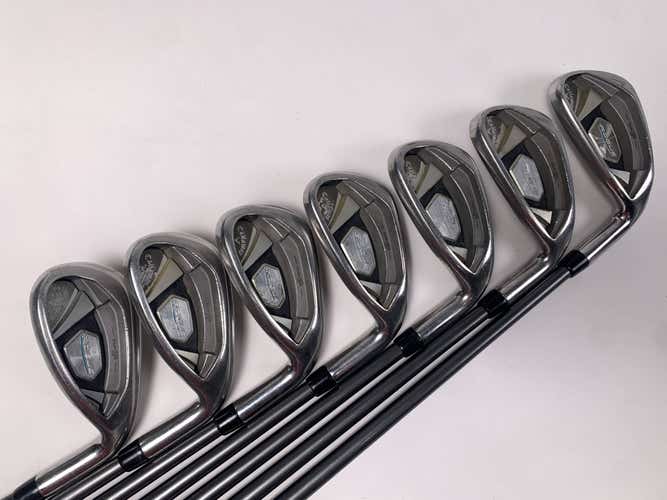 Callaway Rogue X Iron Set 6-PW+GW+SW Aldila Synergy 60g Regular Graphite Mens RH