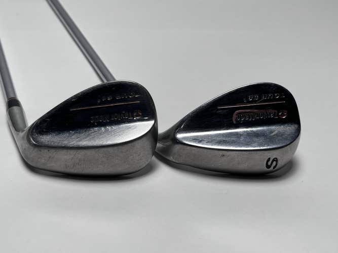 TaylorMade Tour Wedge Set 58* 61* Precision Rifle 90g Stiff Steel Mens RH