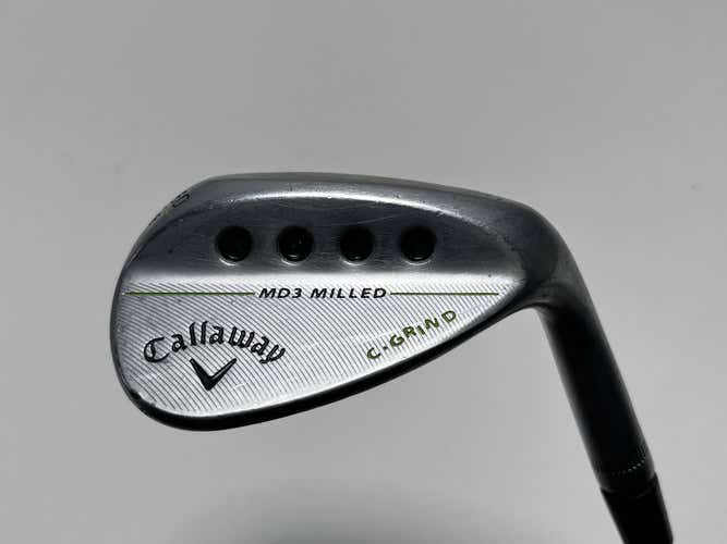 Callaway MD3 Milled Chrome C-Grind Lob Wedge LW 60* 8 Tour C-Taper 120g Stiff RH