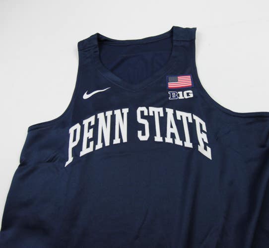 Penn State Nittany Lions Mens Basketball Nike Game Jersey Team Issued - Size 46