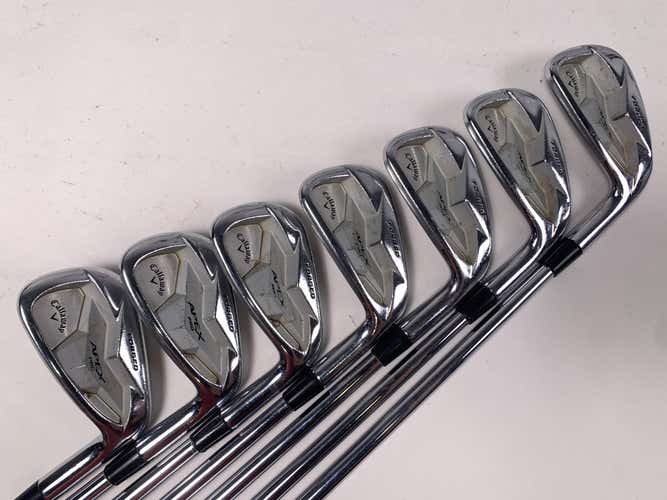Callaway Apex Pro 19 Iron Set 4-PW Project X LZ 6.5 125g Extra Stiff RH