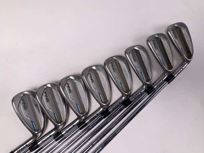 Ping i 2015 Iron Set 4-PW+GW Blue Dot 1* Up CFS Distance Stiff RH Midsize Grips