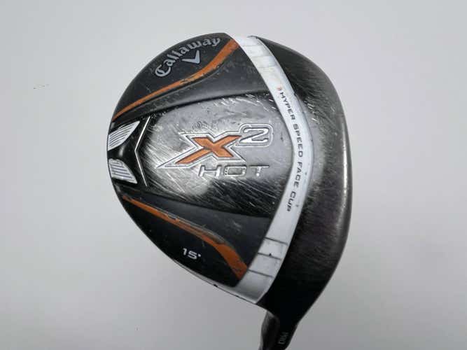 Callaway X2 Hot Pro 3 Fairway Wood 15* Aldila Tour ATX 3.7 75g Stiff RH