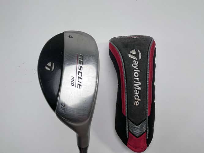 TaylorMade Rescue Mid 4 Hybrid 22* 65g Stiff Graphite Mens RH HC