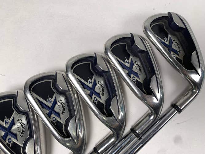 Callaway X-20 Iron Set 4-PW+GW Uniflex Steel Mens RH Midsize Grips