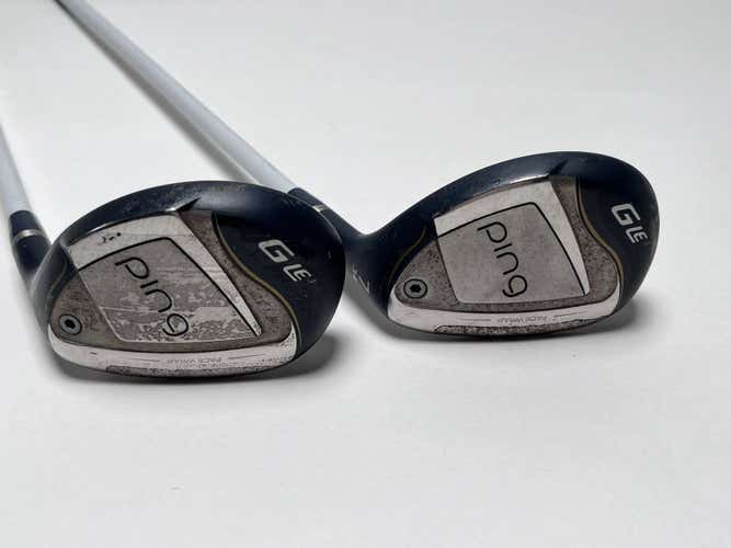 Ping G LE 3 6 & 7 Hybrid Set 30* 34* ULT 250 Ladies RH Undersize Grips