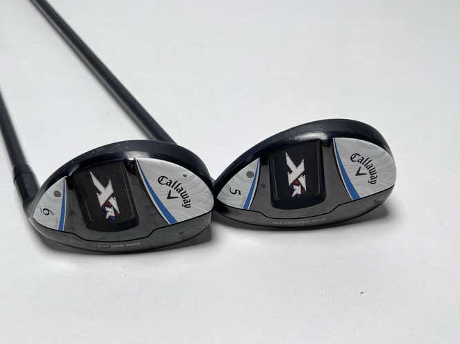 Callaway XR 16 OS 5 & 6 Hybrid Set 27* 30* Bassara Ladies Graphite Womens RH