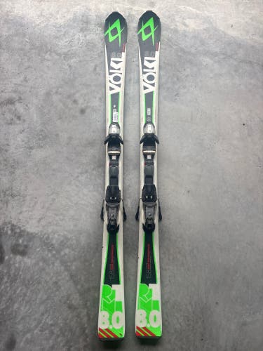 Volkl RTM 8.0 158 cm Skis With Marker Fastrak 10 Bindings (Used)