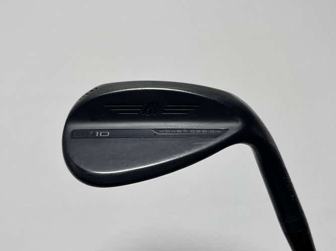 Titleist Vokey SM10 Jet Black Wedge 58* 12 Bounce D-Grind Wedge Steel Mens RH