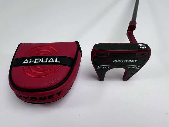 Odyssey Red Milled Seven X Putter 32" Mens RH HC