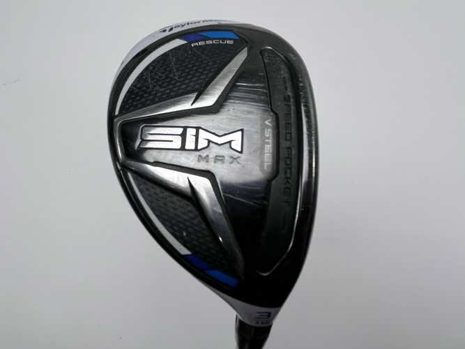 TaylorMade SIM MAX 3 Hybrid 19* Fujikura Ventus Blue 6R Regular Graphite Mens RH