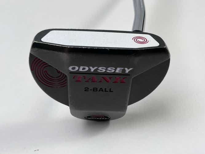 Odyssey Tank 2-Ball Putter 34" SuperStroke Slim 3.0 Mens RH