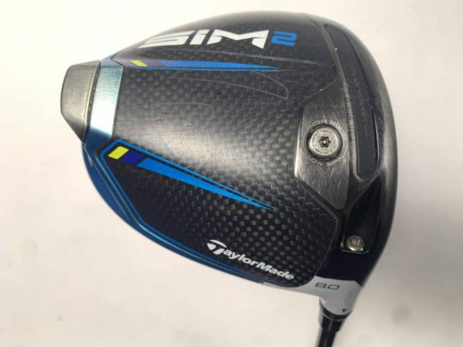 TaylorMade SIM2 Driver 8* Fujikura Atmos Red 5R Regular Graphite Mens RH