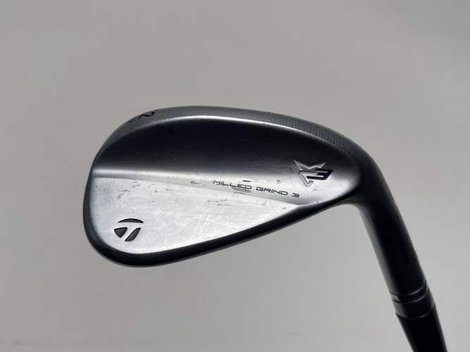 TaylorMade Milled Grind 3 Raw Chrome Gap Wedge GW 52* 12HB Hi-Rev 2.0 XStiff RH