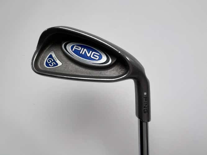 Ping G5 Single 5 Iron White Dot 3* Up Stiff Steel Mens RH