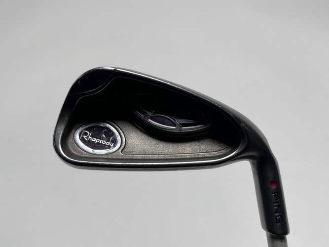 Ping Rhapsody Single 6 Iron Red Dot 1* Flat ULT 129 Ultra Light Ladies RH