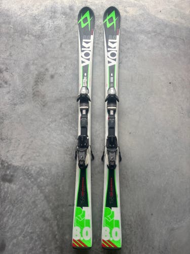 Volkl RTM 8.0 158 cm Skis With Marker Fastrak 10 Bindings (Used)