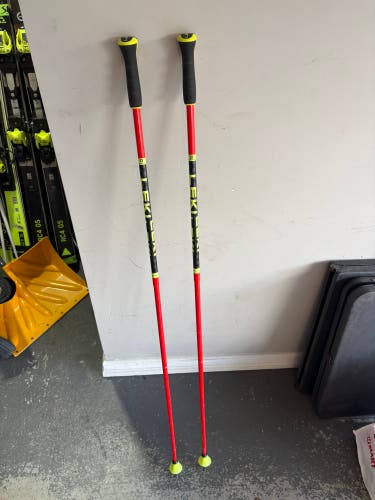 52in (130cm) Leki carbon SL Racing Ski Poles (Used)