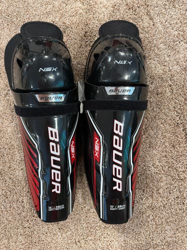 Senior Bauer NSX 15" Shin Pads (Used)