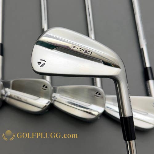 2025 Taylormade P790 Iron Set 4-PW / Dynamic Gold Mid Steel, Stiff (178)