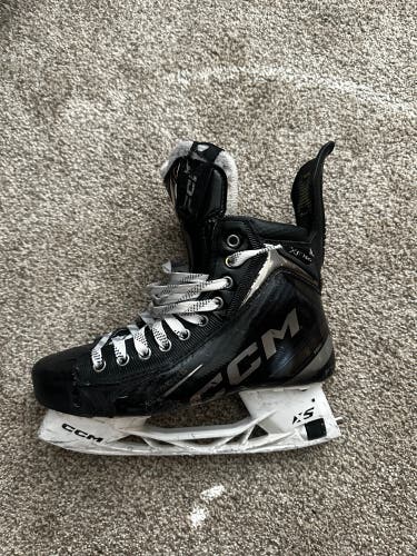 Black 2024 CCM Tacks XF Pro Hockey Skates Wide Width 7.5 (Used)
