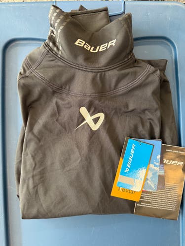 Black Medium Kids Unisex Bauer Compression (New)