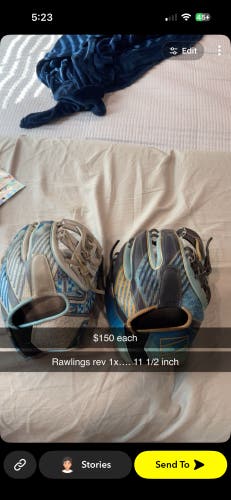Rawlings REV1X RH Infield Baseball Glove 11.5" (Used)