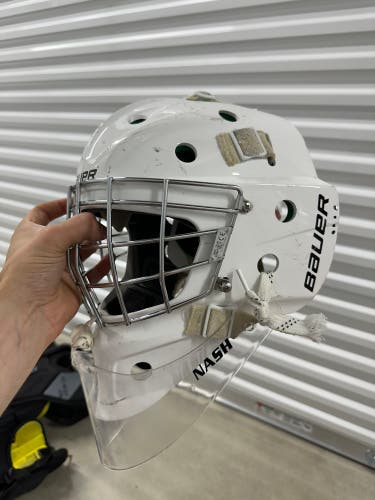 Junior Bauer NME 4 Goalie Mask (Used)